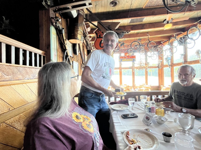Ok Bill  .. I counted at least three trips to the trough for you. I’m just tired of having to get up from my chair so often to let you by.