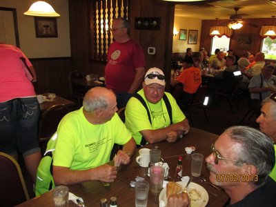 Mick, Gary and I met up at the Emporia picnic.