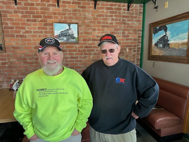 It was great to see Harold, Jr.  First time he as joined us in quite a while!!  Don't take so long to join us again Jr.