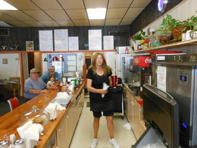 One of the two servers who did such a great job.  I can't believe I didn't get a picture of the other one, but rumor has it that she will be at the brunch next week after the Buckster gets it posted.  Keep your eyes peeled for that (the announcement)!