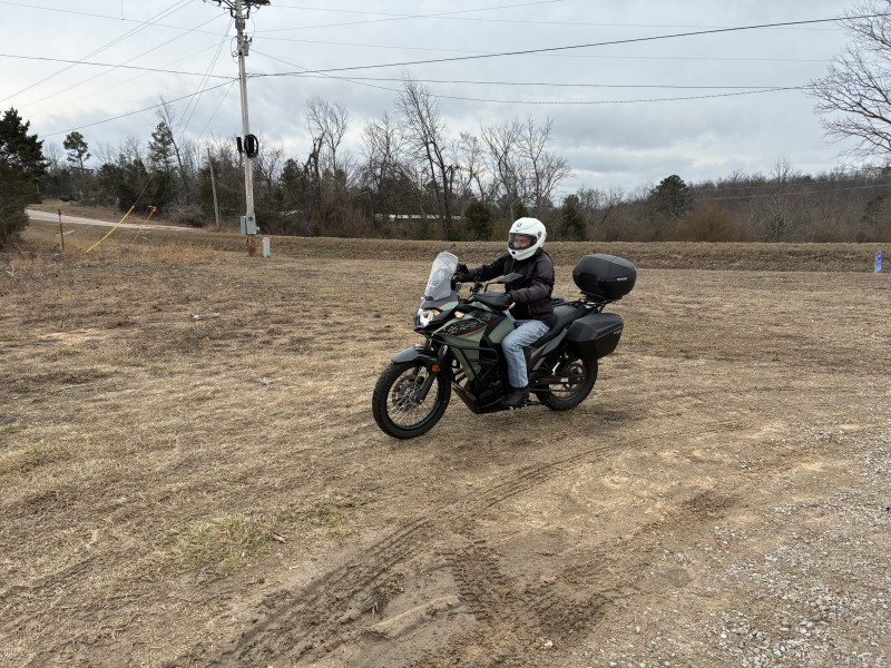 Mike Roland joined us. We enjoyed his company and also for riding over to Cuznbob’s with us.