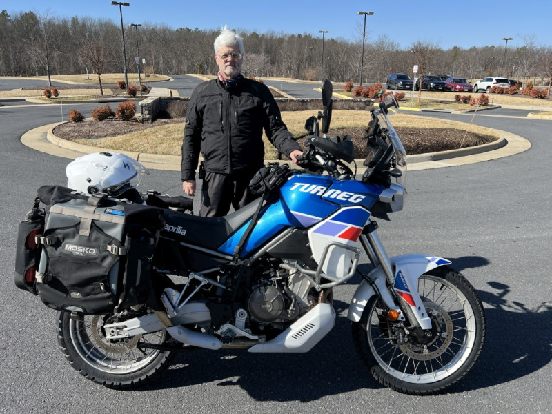 Dave was enjoying one of his new acquisitions.