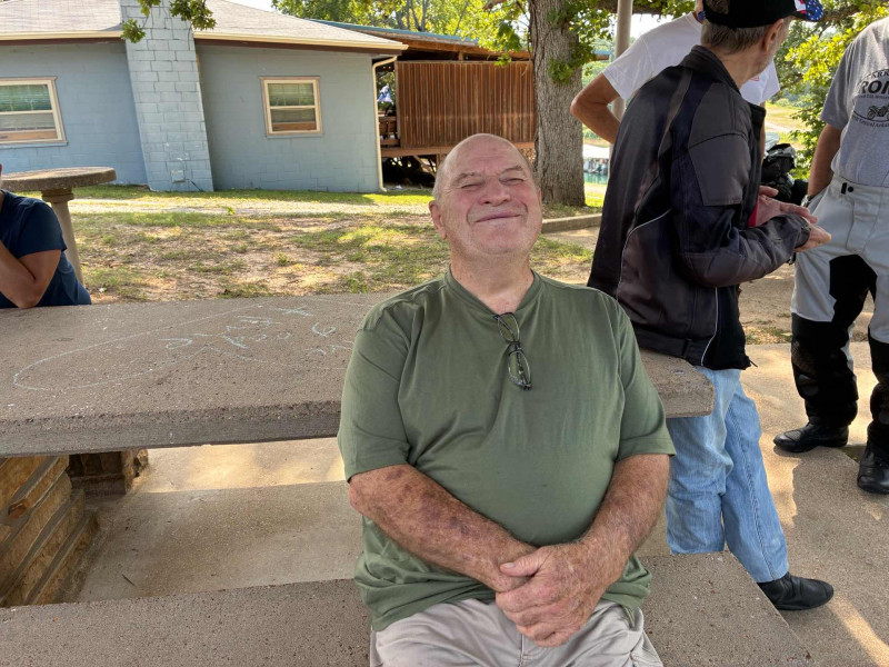 There’s my guy ! Mr. Ted Terrel. He’s always in a great mood.
