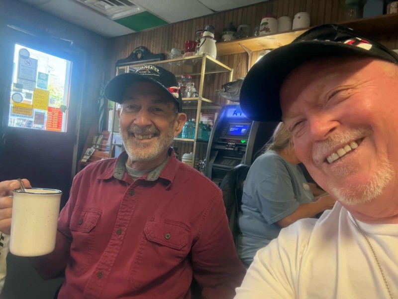 Great pic of me and my buddy Mike Rowland.