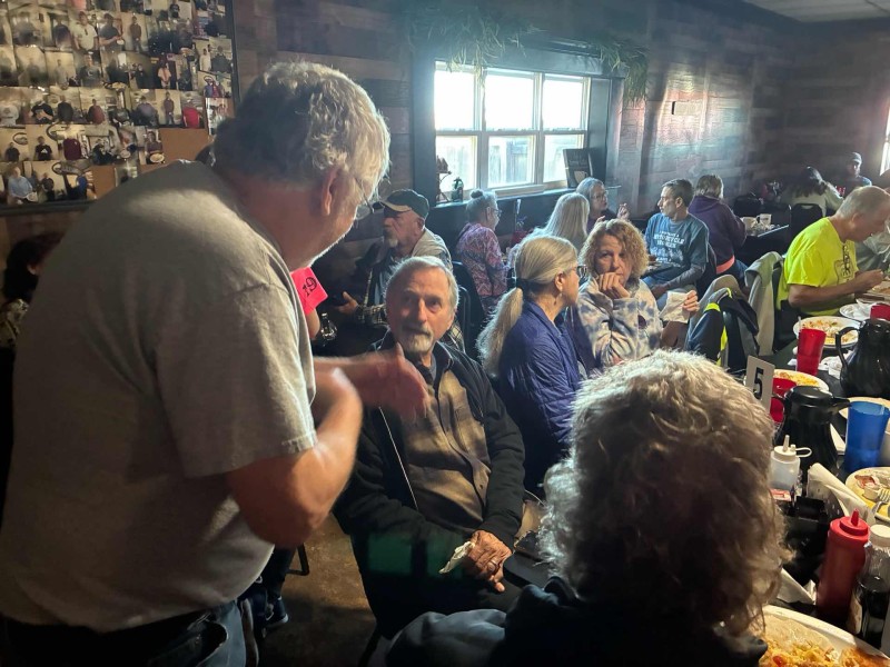 Neil was acting like a politician at breakfast. Talking to everyone. You guys buttering him up to steal my Ride Director duties ? He was pretty smooth today.