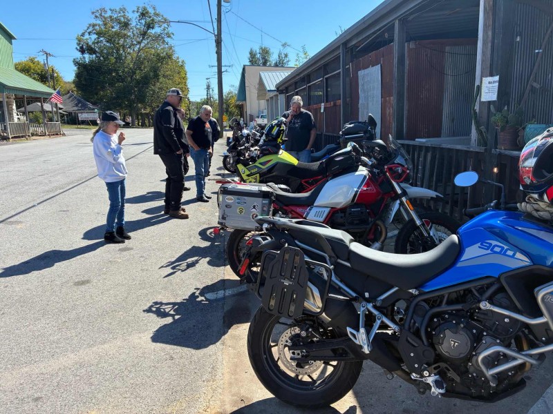 The gang was meandering a bit just before the ride home.