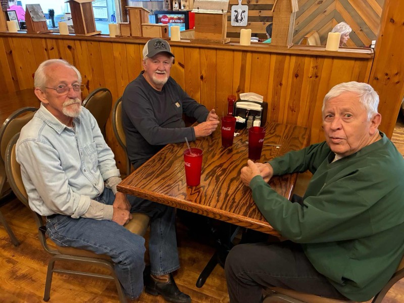 Jim Estes, Joey Crawford and Gary Oden the Whistler.
