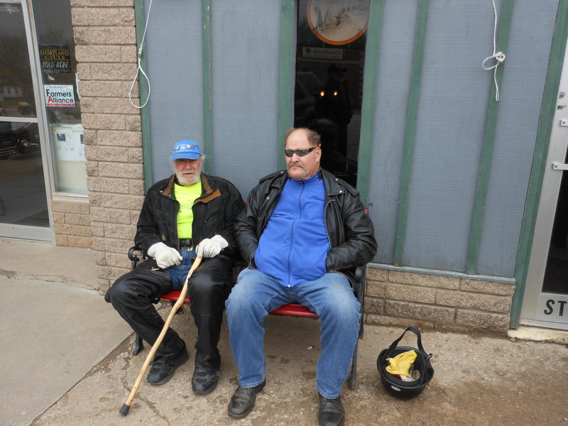 Jeff and Roger were supervising the cleanup, ensuring that every scrap of trash was off the street.